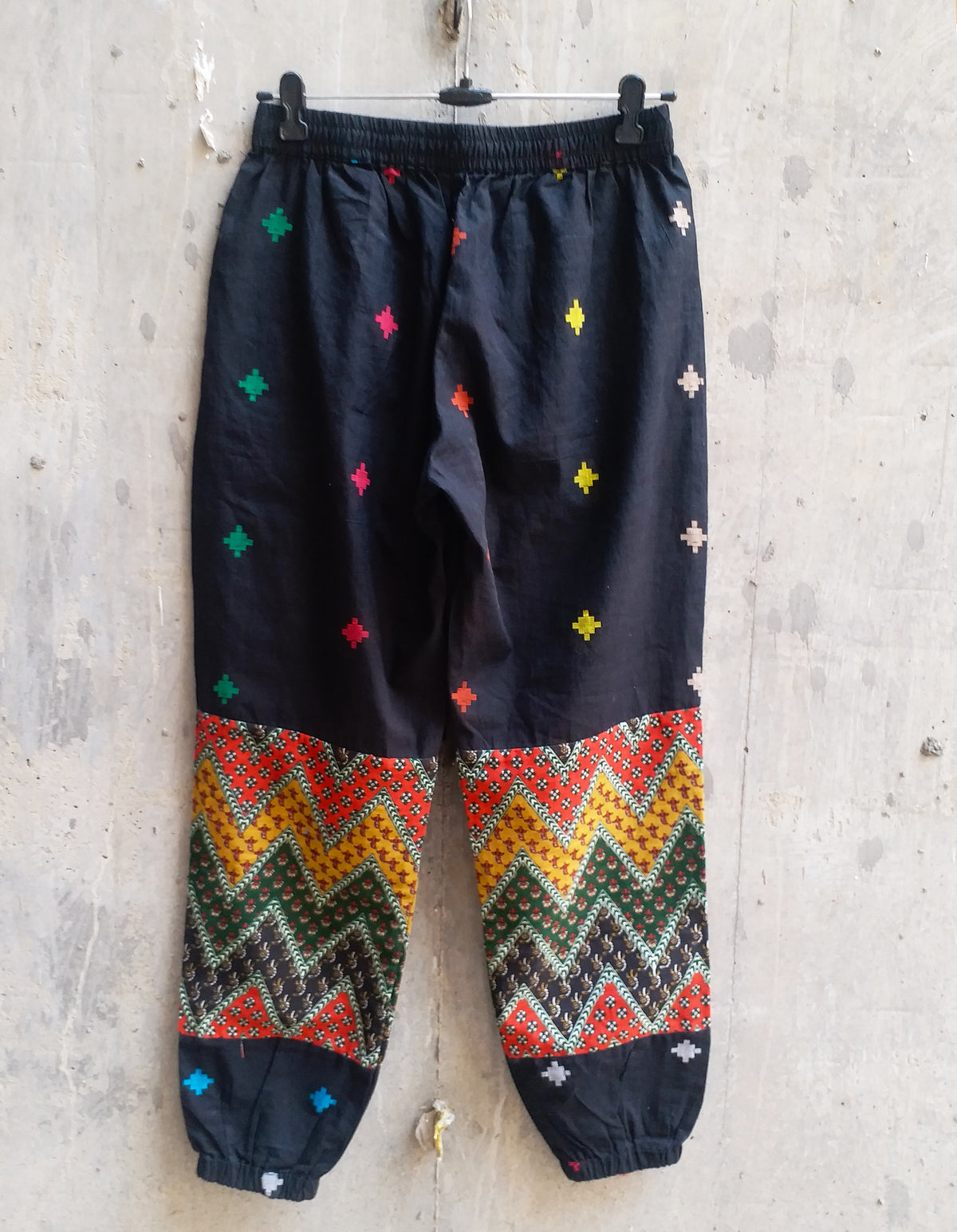 Black Pull-Up Pants