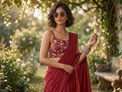 The "Bloom & Boom" Strappy Blouse