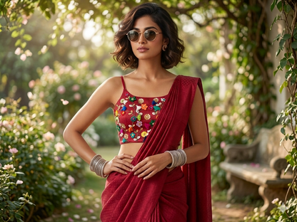 The "Bloom & Boom" Strappy Blouse