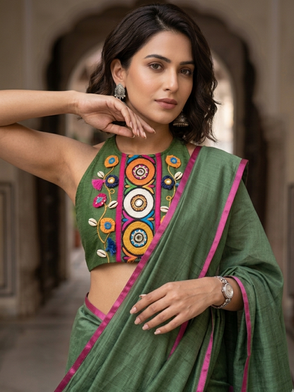 The "Boho-Chic" Halter Blouse