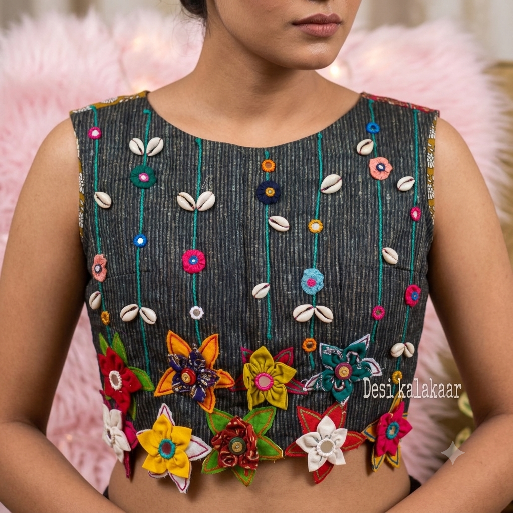 The Gulbahar Handcrafted Lehenga Set
