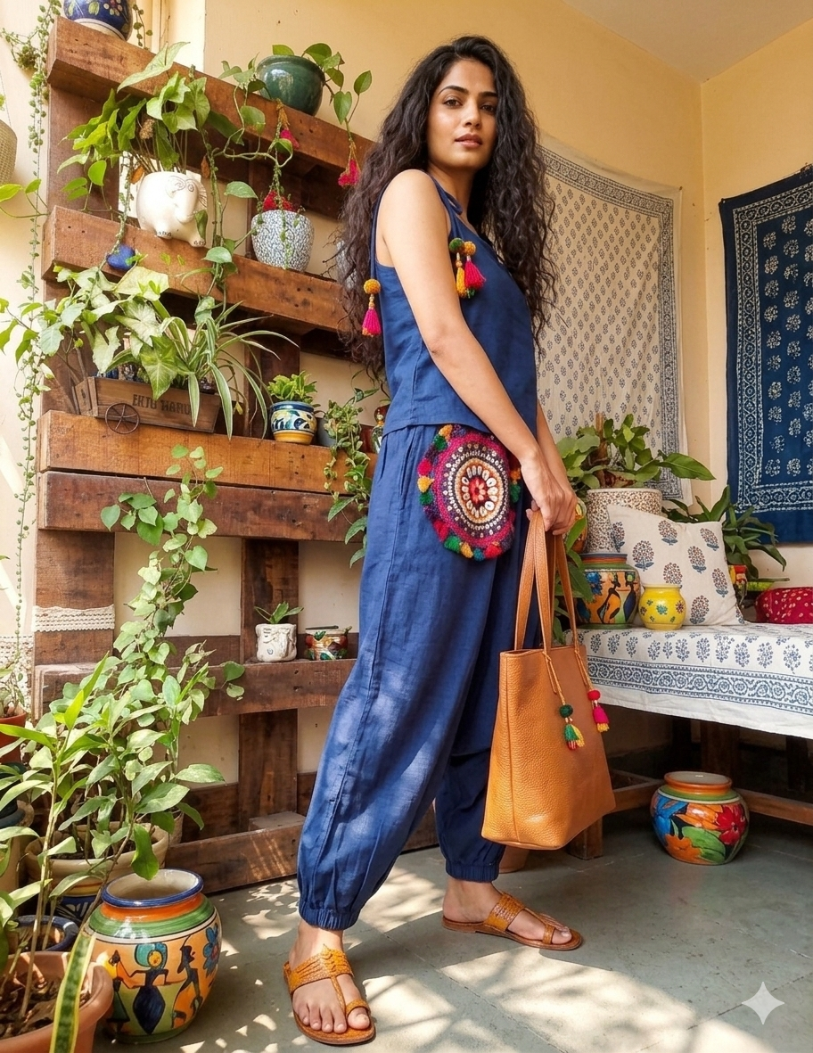 The Indigo Mandala Co-Ord Set