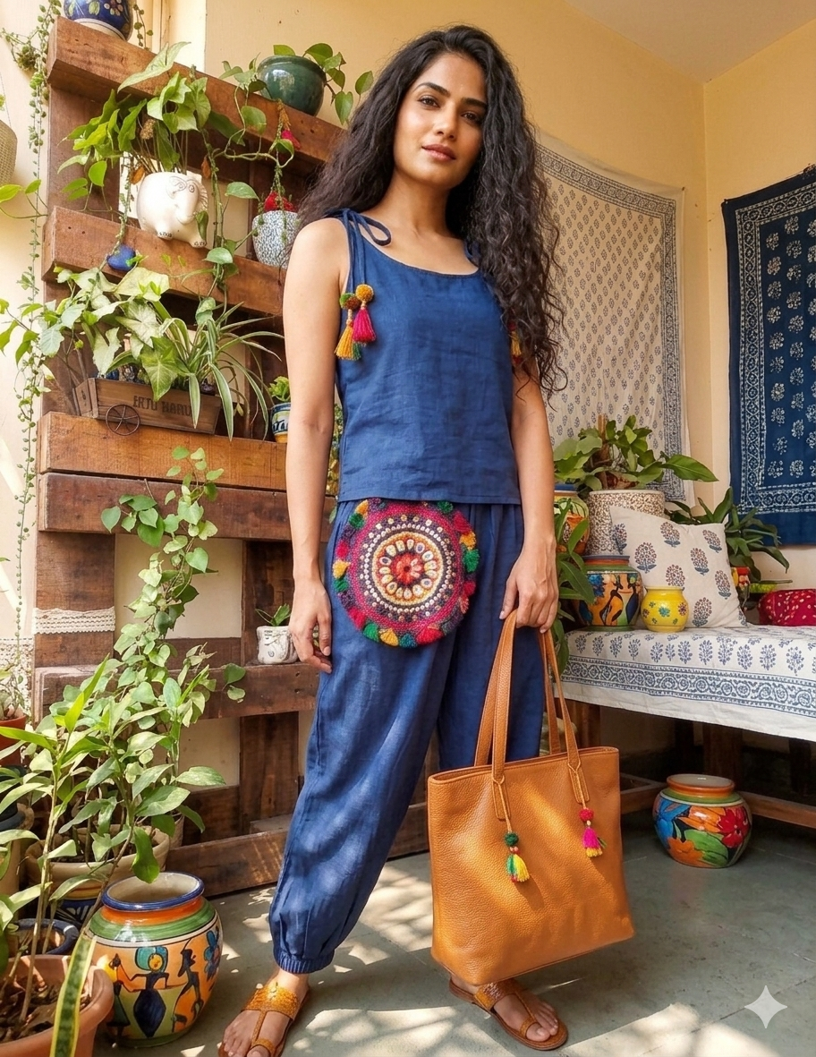 The Indigo Mandala Co-Ord Set
