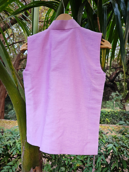 The Cutely Wild Owl  Jacket - purple