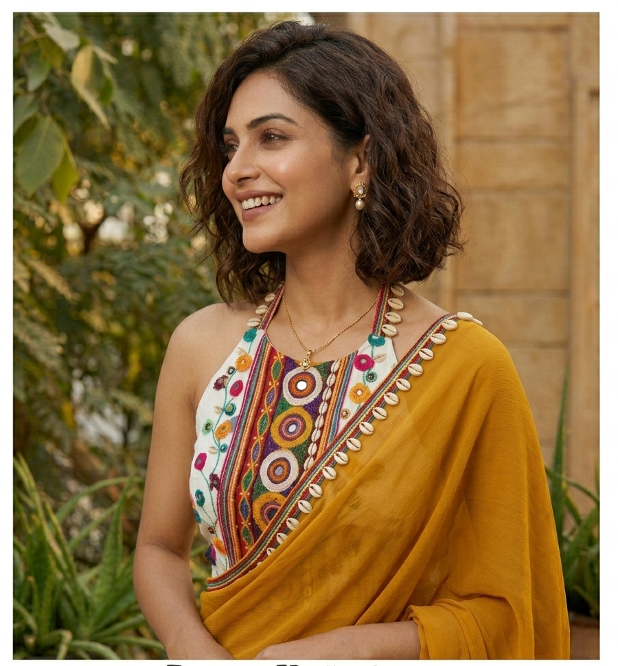 The ‘Mandala of Life’ Halter Blouse