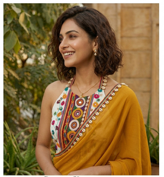 The ‘Mandala of Life’ Halter Blouse