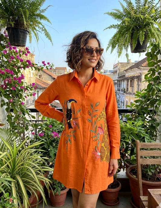 The Safari Shirt Dress