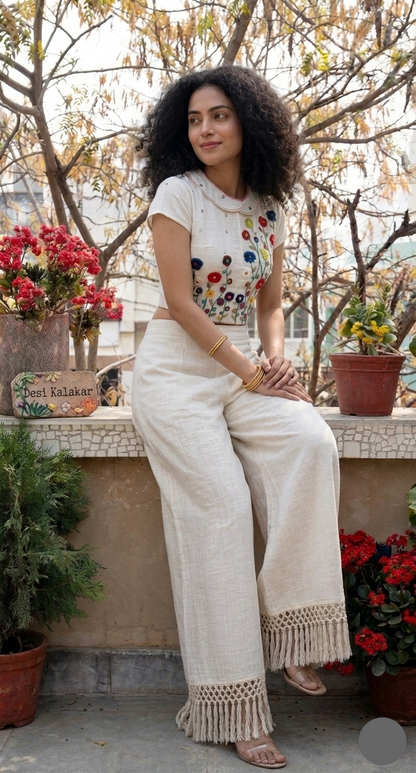 The Wildflower Ivory Co-Ord Set