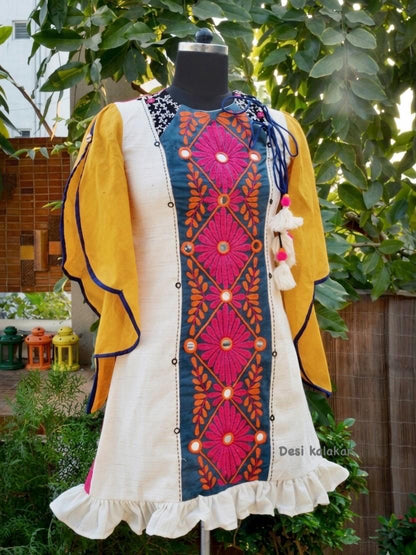 The Aura Winged Dress