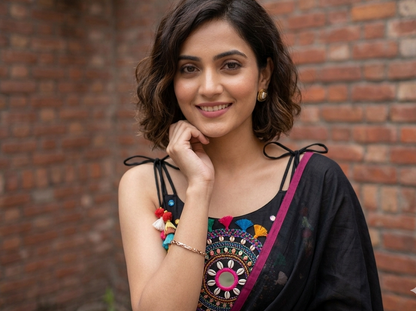 The ‘Chakra Mandala’ Handcrafted Blouse