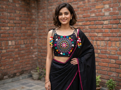 The ‘Chakra Mandala’ Handcrafted Blouse