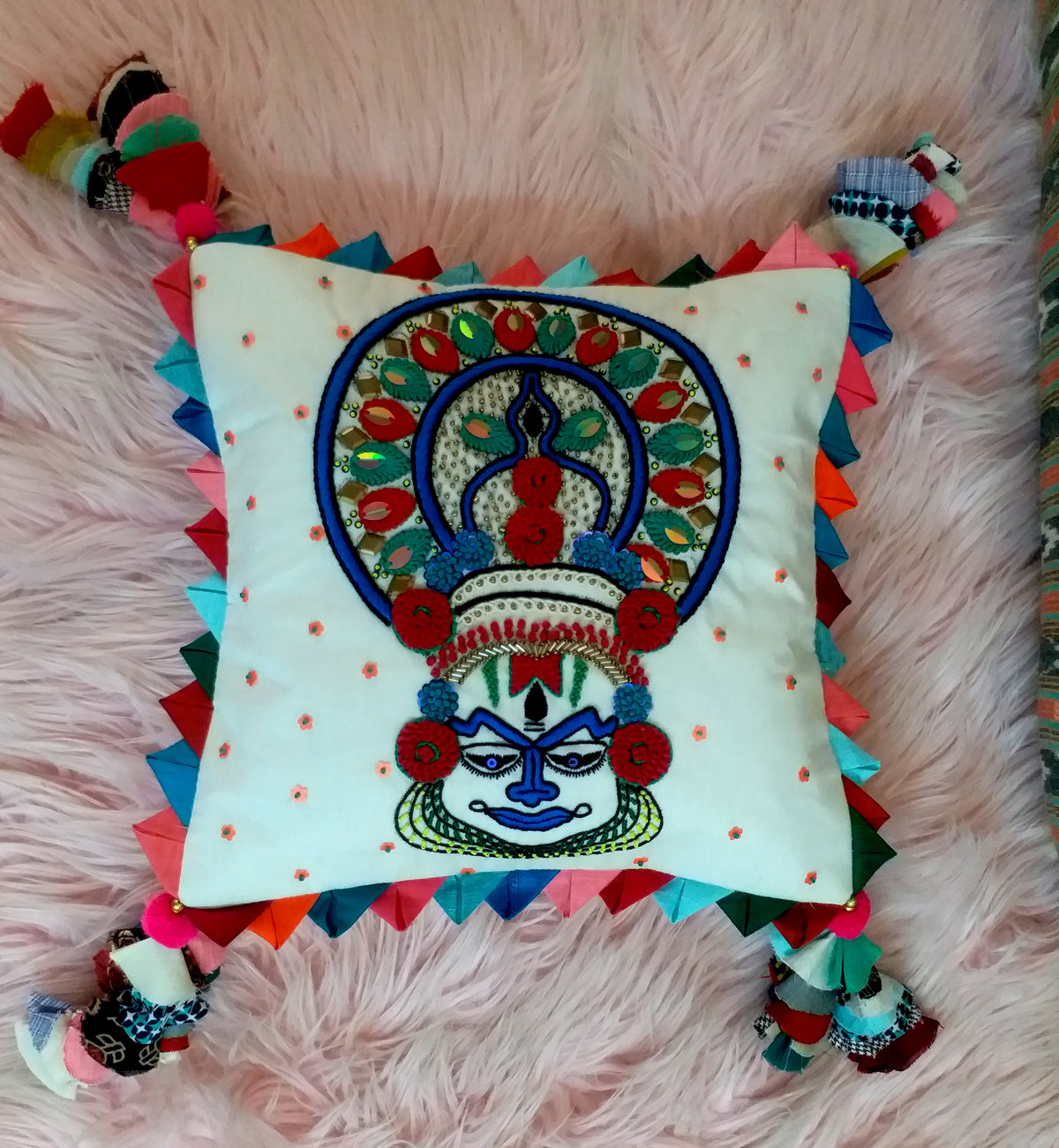Kathakali Cushion Cover