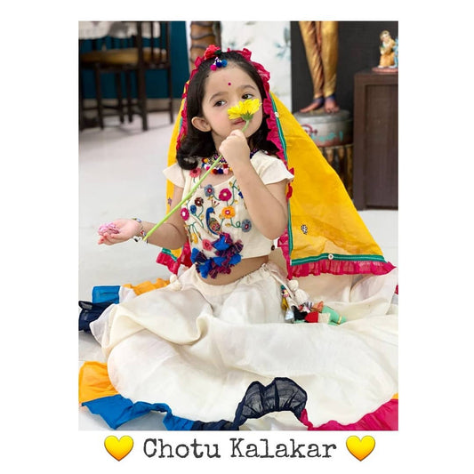 Little Mayura lehenga set